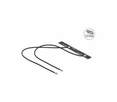DeLock Dual-Band WLAN WiFi 6 Twin Antenne 2 x MHF 4L (M) 5 dBi 2 x 15 cm / PCB innen selbstklebend
