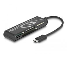 DeLock USB 2.0 Kartenleser USB Typ-C (M) 5 Steckplätze