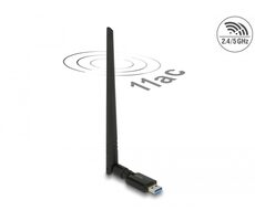DeLock USB Dualband WLAN 867+ 300 Mbit/s mit externer Antenne