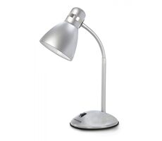Esperanza ELD113S Alkes silber / Tischleuchte / E27-Sockel / 12W