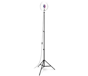 Connect IT Selfie12Ring CLI-3010- LG / Ring-LED-Licht mit Telefonhalter / 390 lm