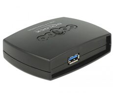 DeLock Schalter USB 3.0 4 - 1 schwarz