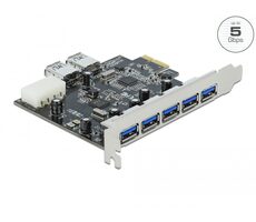DeLock PCI Express Karte - 5 x extern + 2 x intern USB 3.0