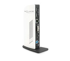 DeLock USB 3.0 Port Replikator weiß