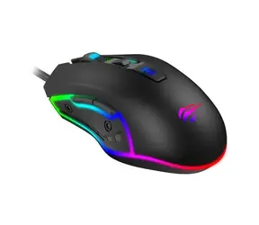 Havit GAMENOTE MS1018 schwarz / Gaming-Maus / RGB / optisch / 3000DPI / 7 Tasten / USB / 1,5 m