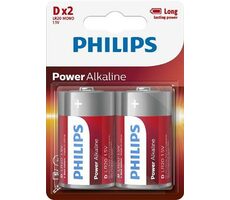 Philips Batterie D Power Alkaline - 2 Stk