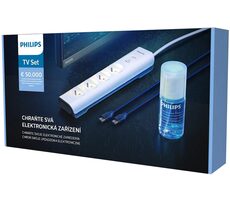 Philips TVSET01/60 / TV-Gerät / Überspannungsschutz / HDMI-Kabel / Bildschirmreiniger