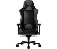 LORGAR Base 311 schwarz-blau / Gamingstuhl / verstellbar / Kunstleder / Rollen / Tragkraft 150 kg