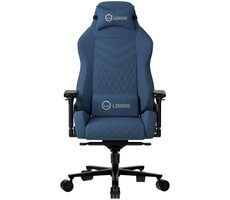 LORGAR Ace 422 blau / Gaming-Stuhl / verstellbar / Rollen / Belastbarkeit 150 kg