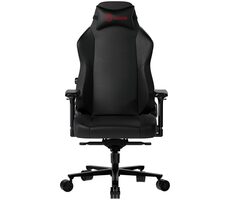 LORGAR Embrace 533 schwarz / Gamingstuhl / verstellbar / Kunstleder / Rollen / Tragkraft 150 kg