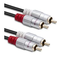 Qoltec 52338 Kabel 2xRCA (M) - 2xRCA (M) 3M schwarz