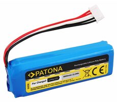 Patona Akku für Lautsprecher JBL Charge 3 6000mAh / 3,7V / Li- POL / GSP1029102A