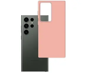 3mk Matt Case Schutzhülle für Samsung Galaxy S23 Ultra (SM-S918) Litschi/Rosa