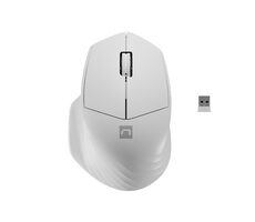 Natec Siskin 2 Weiß / Kabellose optische Maus / 1600 DPI / 2,4 GHz / BT / 3 Tasten