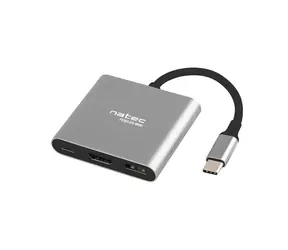 Natec Fowler mini / Multiport-Adapter / 4K HDMI / 1 xUSB 3.0 / 1x USB-C 