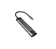 Natec Fowler Go / Multiport-Adapter / 4K HDMI / 2 xUSB 3.0 / 1x USB-C / RJ-45