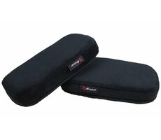 Arozzi Armlehnen-Schaumstoffpolster schwarz / Ersatzarmlehnen für Gaming-Stühle / Memory-Schaum 