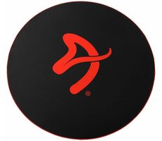 Arozzi Zona Schutzmatte unter dem Stuhl rot-schwarz / Durchmesser 120 cm