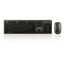 Modecom 5200C schwarz / Kabelloses Tastatur- und Mausset / Membran / 1600 DPI / USB 2,4 GHz / US