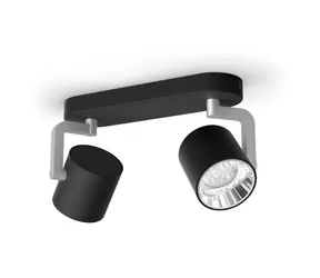 Philips Byrl LED-Strahler 8,6W / 860lm / 2200 - 2700K / Stufendimmung / IP20 / Schwarz