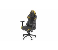 Endorfy Scrim schwarz-gelb / Gaming-Stuhl / Kunstleder / Belastbarkeit 120 kg