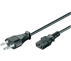 Goobay 93617 IEC-Anschlusskabel 2 m schwarz