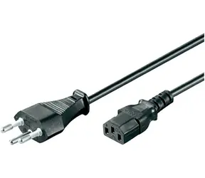 Goobay 93617 IEC-Anschlusskabel 2 m schwarz