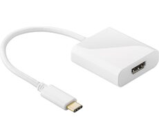Goobay 66259 USB-C-auf-HDMI-Adapter weiß