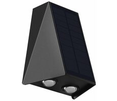Immax WALL-4 Solarwand-LED-Außenbeleuchtung mit Lichtsensor / 2W