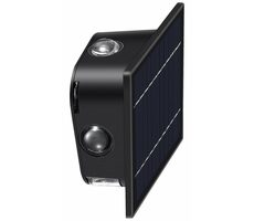 Immax WALL Solarwand-LED-Außenbeleuchtung mit Lichtsensor / 2W