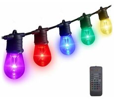 Immax NEO LITE SMART Kettengirlande für Außendekoration, 15 W, 15 m, WLAN, RGB+CCT, IP65, TUYA 