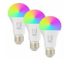 Immax NEO SMART Set mit 3x LED-Lampe E27 11W RGB+CCT Farbe und Weiß / dimmbar / Zigbee / TUYA