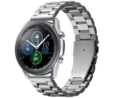 Spigen Modern Fit Uhrenarmband für Samsung Galaxy Watch 46 mm/ Galaxy Watch 3 45 mm Silber