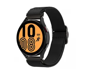 Spigen Lite Fit Uhrenarmband für Samsung Galaxy Watch 5/5 Pro/4/4 Classic/3 (41 mm)/Act2 Schwarz
