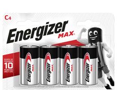 Energizer MAX C 4er-Pack 1,5 V Alkaline / 4 Stück / LR14