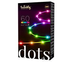 Twinkly Dots SMART LED klar / Lichterkette / 60x LED RGB / Länge 3 m / BT / Wi-Fi