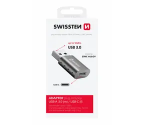 Swissten Adapter USB-A(M) - USB-C(F)