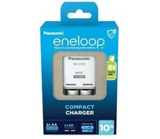 Panasonic K-KJ50MCD20E Eneloop Ladegerät + 2x AA 2000 mAh / Ni-MH / 2 Stk