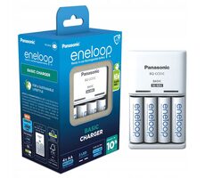 Panasonic BQ-CC51 Eneloop Basic Ladegerät + 4X AA 2000 mAh / Ni-MH / 4St