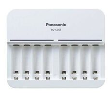 Panasonic BQ-CC63E Eneloop SMART -Ladegerät / für AA x 1-8 Batterien und AAA x 1-8 Batterien