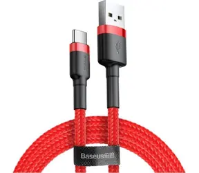 Baseus CATKLF-A09 Kabel USB-A (M) - USB-C (M) 0,5 m rot