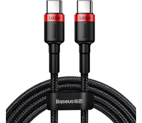 Baseus CATKLF-AL91 Kabel USB-C (M) - USB-C (M) 2 m schwarz / PD 2.0 / 100W