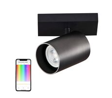 Yeelight SMART Spotlight schwarz / Deckenleuchte / LED / 16 Millionen Farbtöne / 6500 K / 350 lm / WLAN 