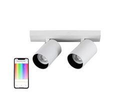 Yeelight SMART Spotlight weiß (2 Glühbirnen) / Deckenleuchte / LED / 16 Millionen Farbtöne / 6500 K / 700 lm / WLAN 