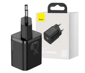 Baseus CCSP020101 Schnellladeadapter schwarz / USB-C / 25W