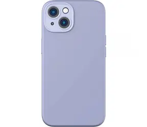 Baseus ARYT020205 Liquid Silica Gel Cover für Apple iPhone 14 PLUS Lila / + gehärtetes Glas / + Reinigungsset