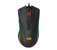Redragon Cobra M711 schwarz / Optische Gaming-Maus / 10000 DPI / USB / 7 Tasten / RGB-Hintergrundbeleuchtung / 1,8 m