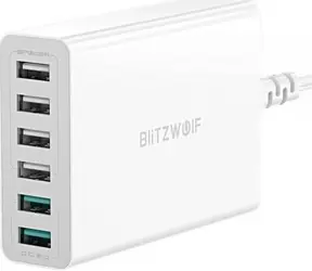 BlitzWolf BW-S15 EU weiß / Ladegerät / 60W / QC 3.0 / USB-A