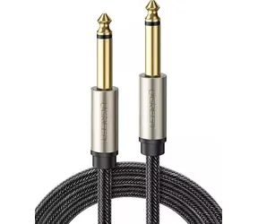 Ugreen AV128 Verbindungskabel 6,35 mm Klinke (MM) - 1 m grau
