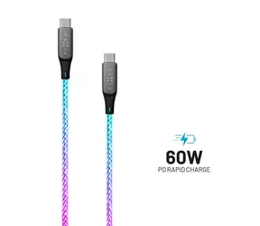 FIXED Lightning-Ladeanschluss USB-C(M) - USB-C(M)-Kabel 1,2 m / 60 W / PD-Unterstützung